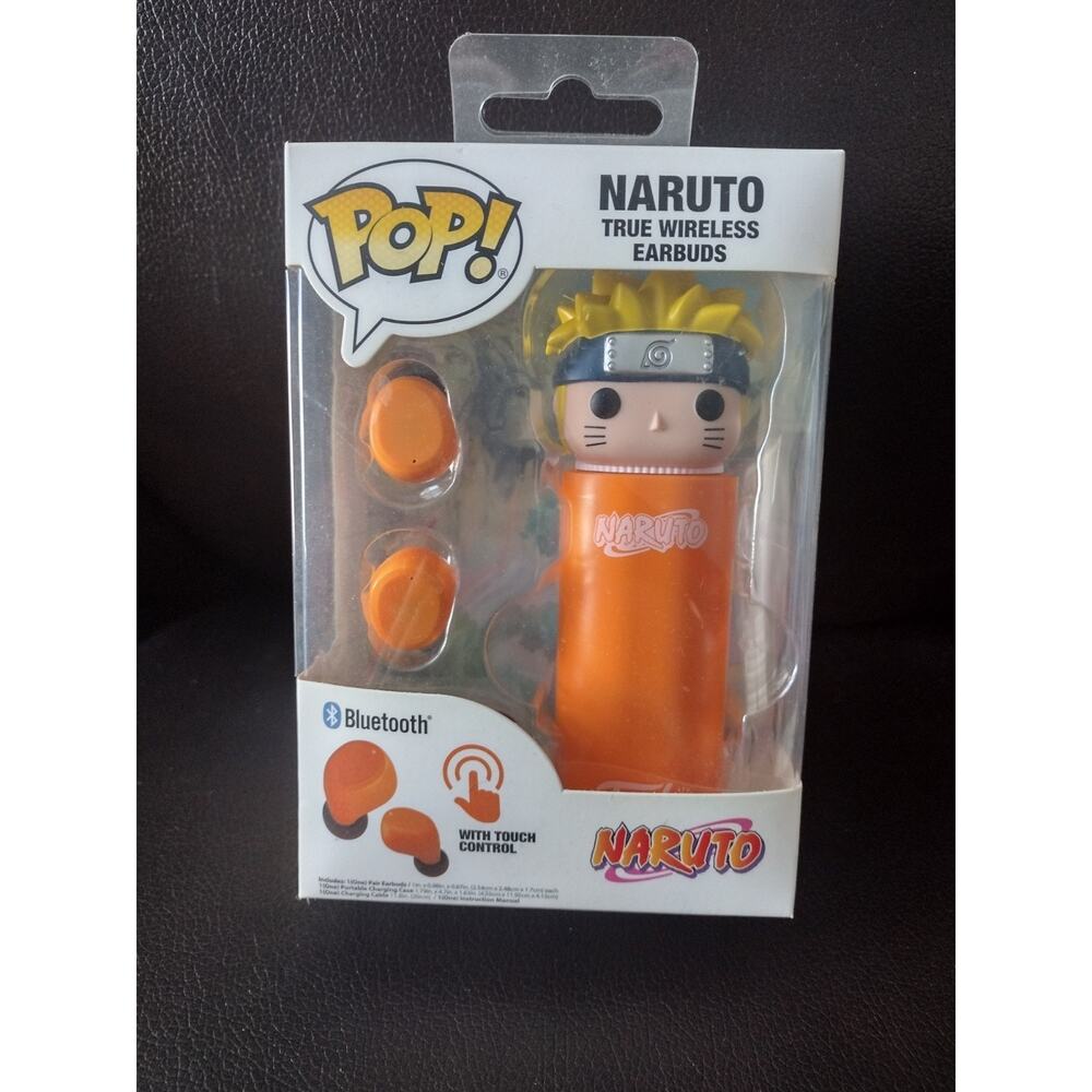 Bluetooth NARUTO True Wireless Earbuds Funko NEW sealed box Anime POP!
